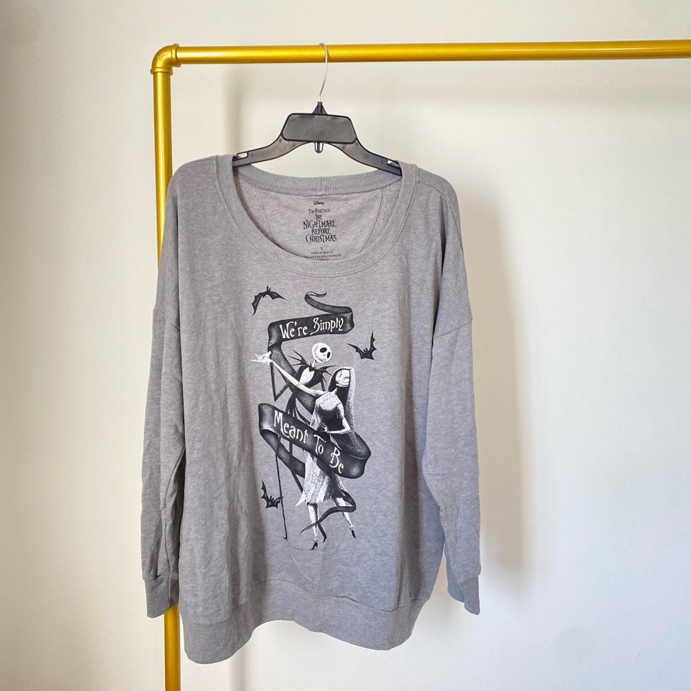 Torrid Nightmare Before Christmas Simply Jack Sweater Size 1X